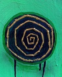 Image 5 of Monkey See No Evil Signed Art Print 8.5x11" or Original Painting 36x48"