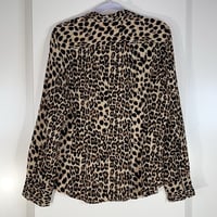 Image 6 of CYNTHIA ROWLEY leopard button down shirt