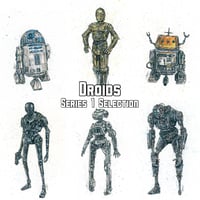 Image 8 of Droids 8.5x14 Signed Art Print Selection