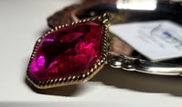 Image 4 of Magenta Glass Stone Pendant