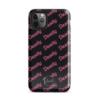 Image 3 of Tough Case for iPhone® "Deadly Barbz (Black)"