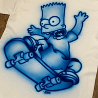 Image 3 of AIRBRUSHED BART TEE
