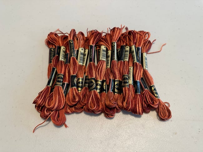 Variegated threads lot 3…