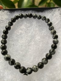 Image 5 of Snowflake obsidian 6mm