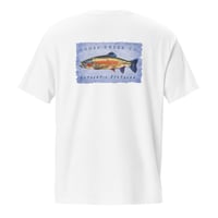Image 4 of Goose Creek Co Authentic Southern Rainbow Trout - Unisex garment-dyed pocket t-shirt