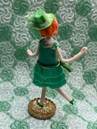 Image 3 of Irish flapper girl, miniature art doll figure