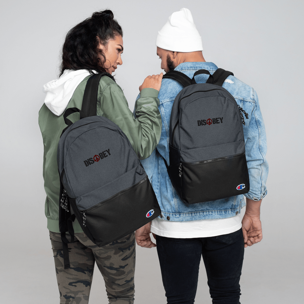 DISOBEY EMBROIDERED CHAMPION BACKPACK