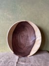 Pole Lathe Turned Black Walnut Bowl