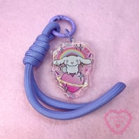 Image 1 of Cinamonroll Glitter Bag Charm