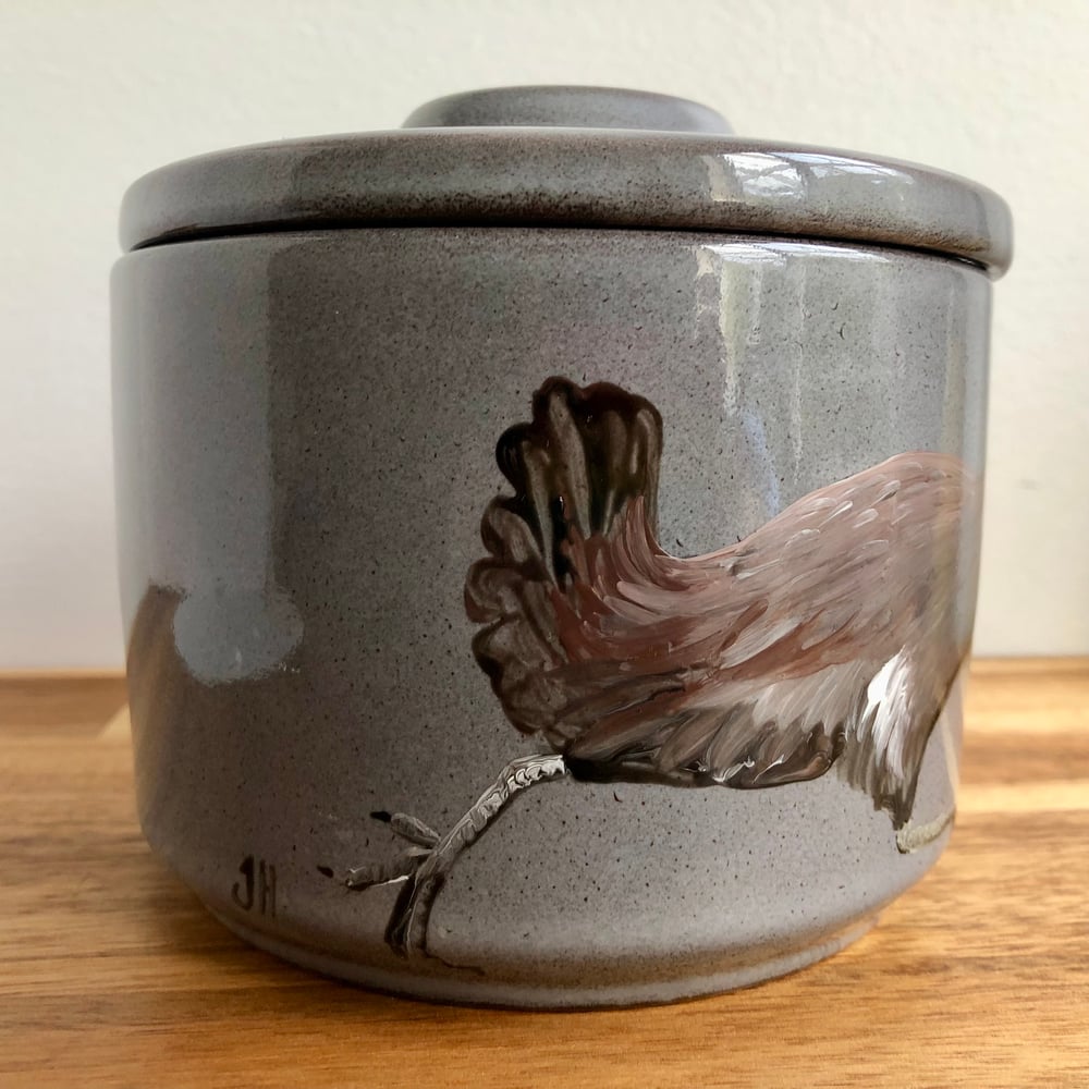 Tasmanian Nativehen Ceramic Canister