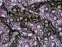 Image 1 of Namaste fabric tulipe violet