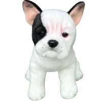 Image 1 of White & Black French Bulldog - Pet Plush