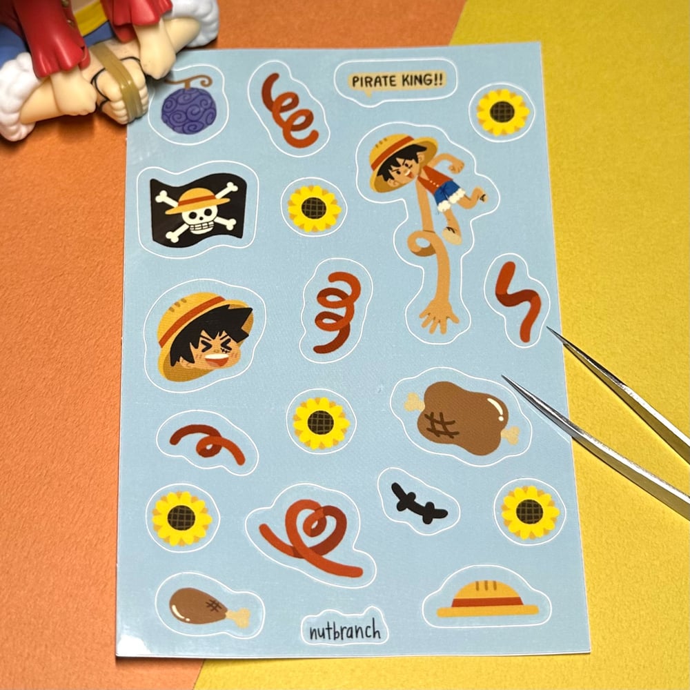 Image of Captain Sticker Sheet