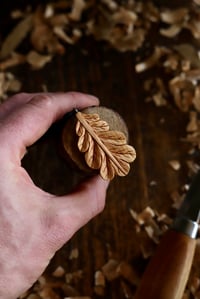 Image 5 of     Oak Leaf Pendant Necklace