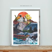 Image 1 of everywhere collage print