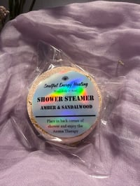 Image 1 of Amber & Sandalwood Shower Steamer