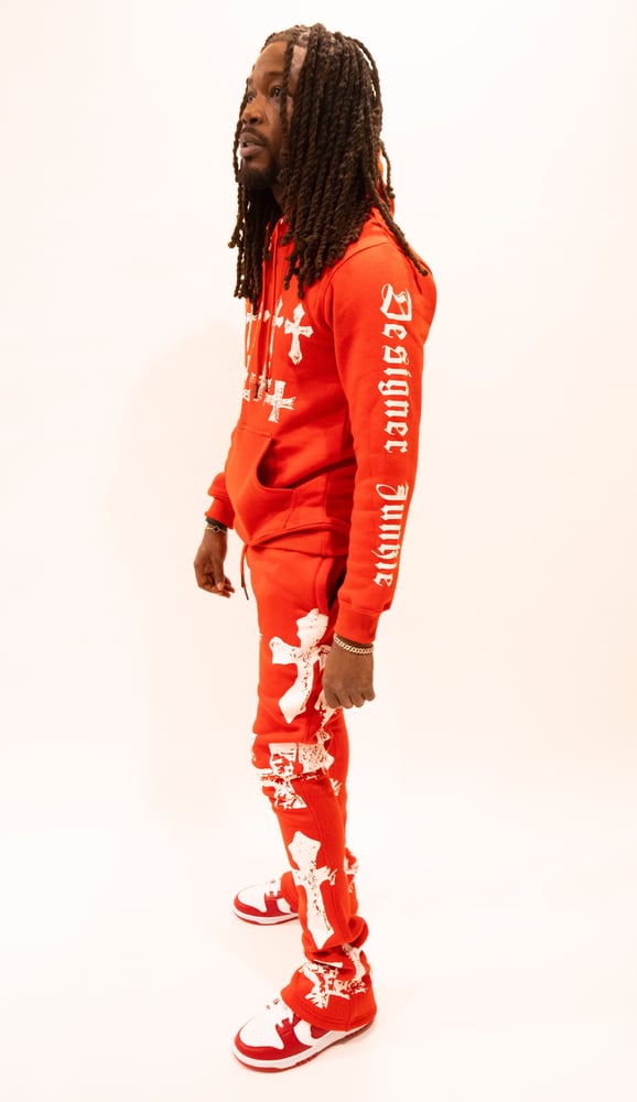 Image of DJA Distressed Crosses Sweatsuit