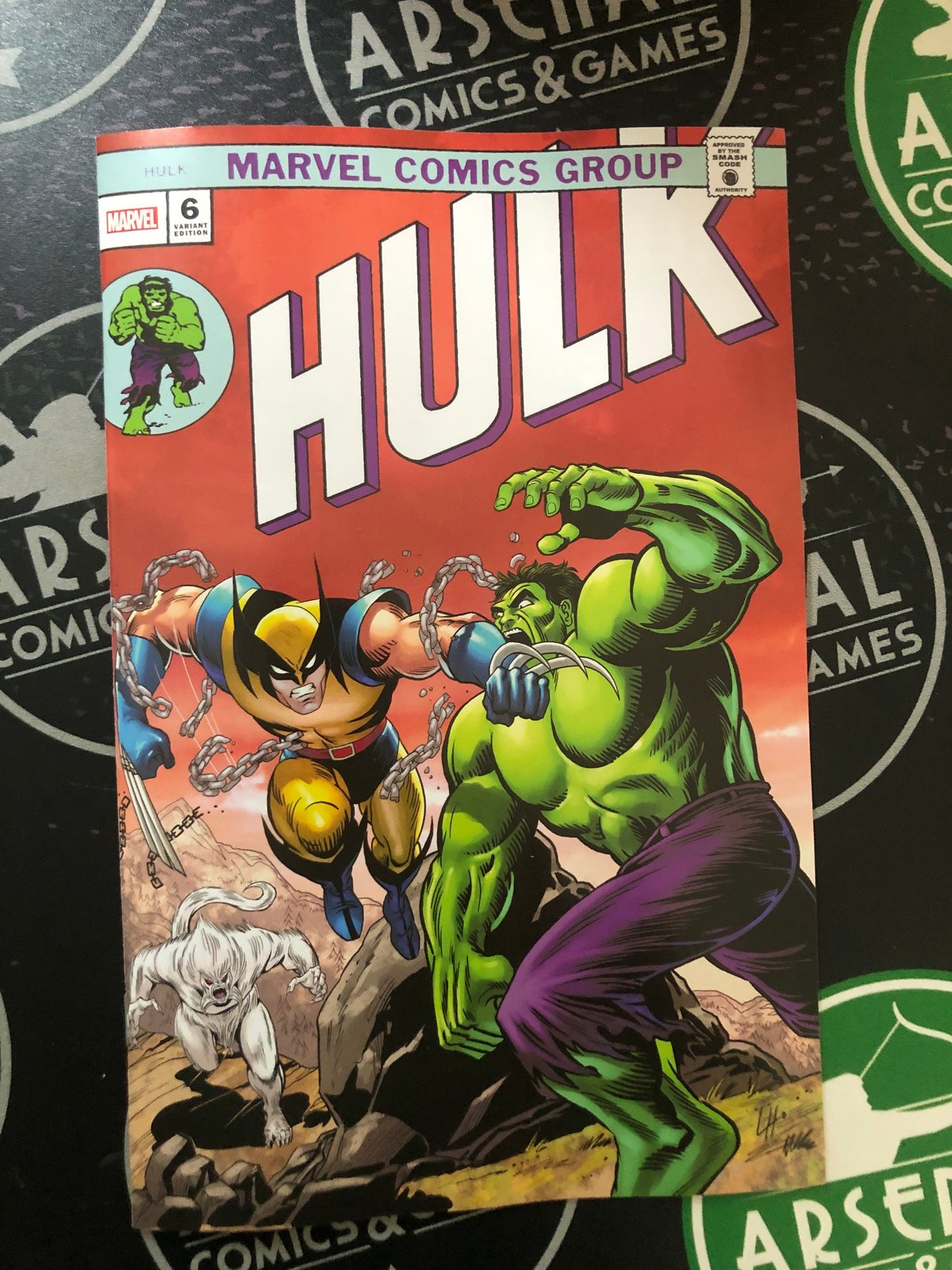 Cape and Cowl / Arsenal Exclusive Hulk #6 Variants - Signed
