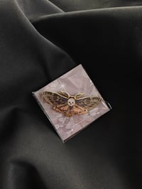 Image 2 of GLOW! Hawk moth | Hard enamel pin