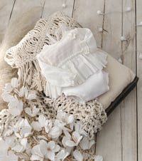 Image 1 of Photo prop | Newborn girls photography  body-dress Bella | white
