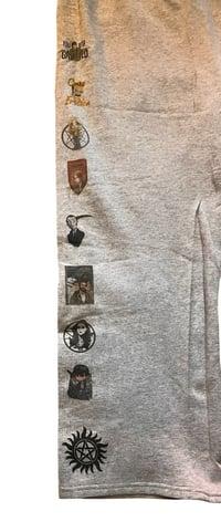 Image 2 of Supernatural sweatpants. 