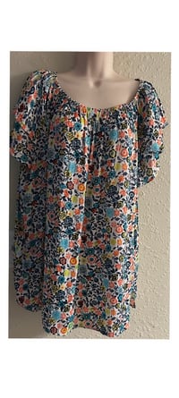 Image 6 of New 2X Terra & Sky Floral top #788*6