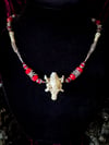 Fruit Bat Skull - Bone Necklace