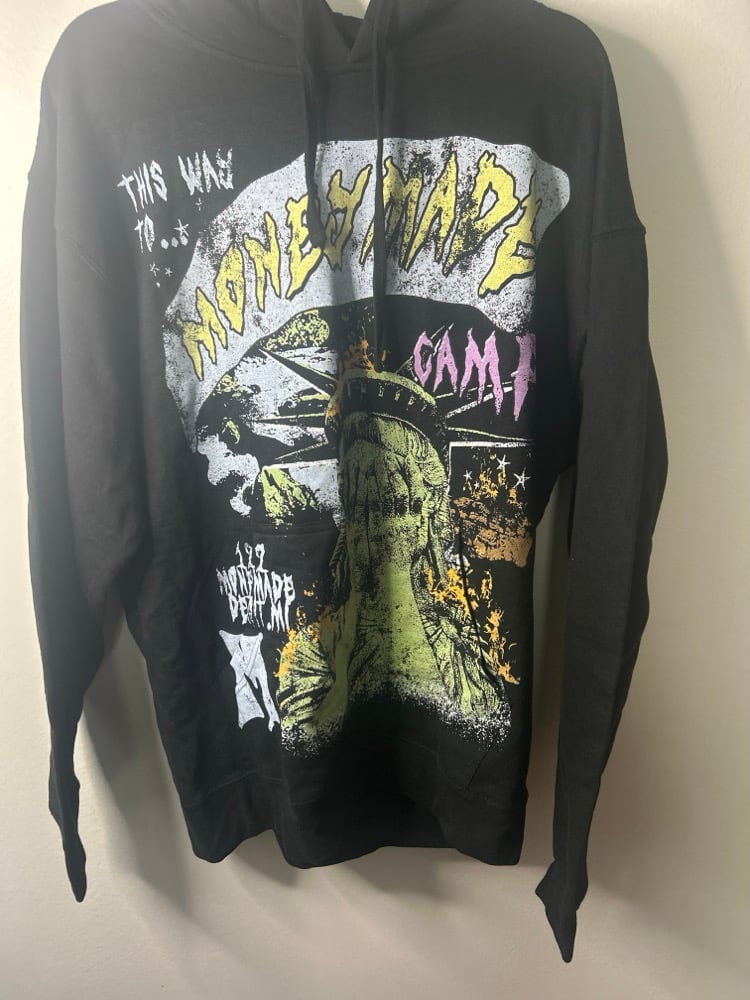 Image of MONEY MADE BLIND BY CHOICE HOODIE -L-