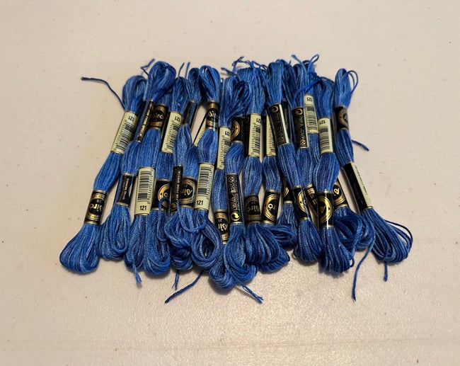 Variegated threads lot 2…