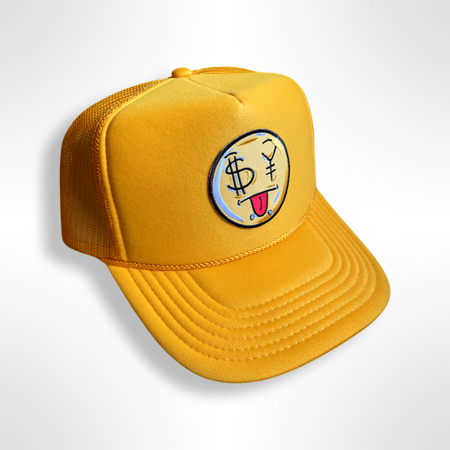 Image of Scam likely Smiley face trucker hats