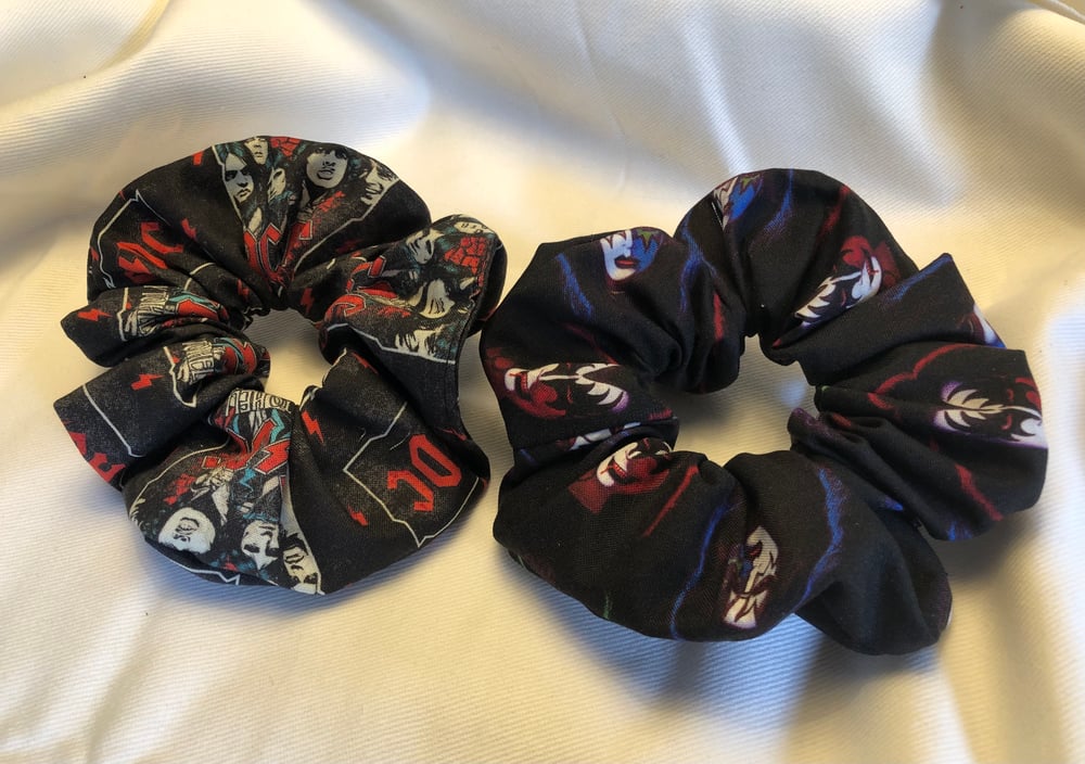 AC/DC & KISS scrunchie pack