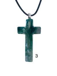 Image 4 of Gemstone Cross Necklaces - Choose From 4 Options (#12)