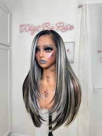 Image 8 of Edgy black highlights luxury (ready to ship) 