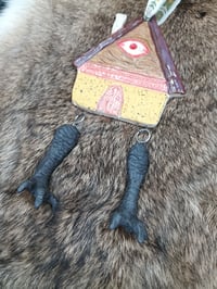 Image 4 of Baba Yaga Ornament yellow color