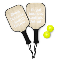 Image 2 of Detroit Control Pickleball paddle set
