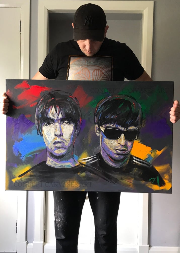 Image of Oasis - ‘Backbeat, The Word Is On The Street’ Original