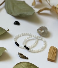Image 2 of Selenite with Onyx 