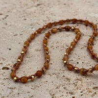 Image 1 of Yellow Tortoise Layering Necklace