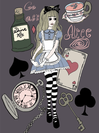 Go Ask Alice 8x10” Print