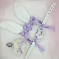 Image 1 of Purple/white Bunny 🐰 set 