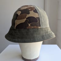 Image 6 of Reworked 6-panel Reversible Bucket Hat Camouflage-3  L 23"