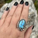 Image 2 of Golden Hill Turquoise Handmade Sterling Silver Ring