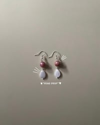 Handmade Bead Earrings - “Rose Drop”