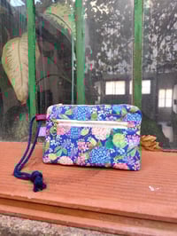 Image 2 of NECESER TRIPLE HORTENSIAS azul