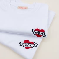 Image 1 of T-shirts SET Mom+Dad