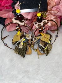 Image 1 of Tender Treasures large hoop earrings 