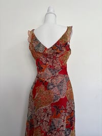 Image 3 of 00s Orange dress // M