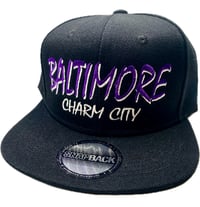 Image 1 of Baltimore Charm City Snapback (free shipping)