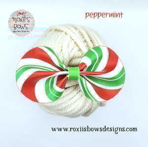 Image of Festive Faux Leather Bows
