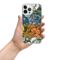 Image 18 of Art Nouveau Inspired Colorful Quartet Boho Hippie Floral Sketch Clear Case for iPhone®